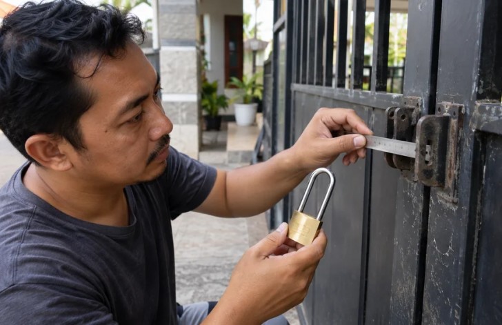 Kapan Harus Memilih Gembok Kuningan Extra Long? Ukur Celah Penguncinya Sebelum Membeli