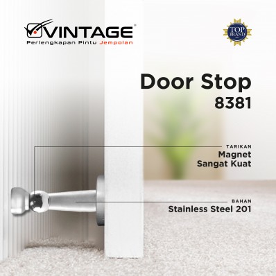 DOOR STOP / PENAHAN PINTU STAINLESS STEEL VINTAGE