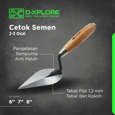 CETOK SEMEN GAGANG KAYU D-XPLORE