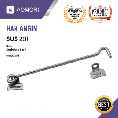 HAK ANGIN / PENAHAN JENDELA STAINLESS STEEL AOMORI