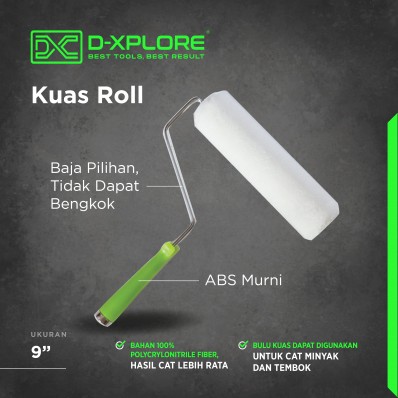 BULU KUAS ROLL D-XPLORE