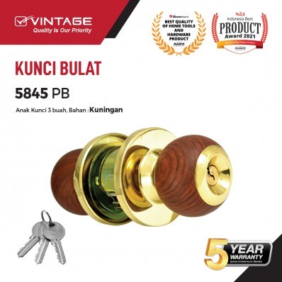 HANDLE PINTU BULAT VINTAGE