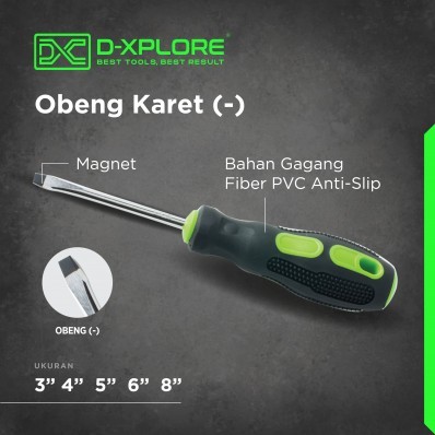 OBENG KARET 919 D-XPLORE (-) Minus