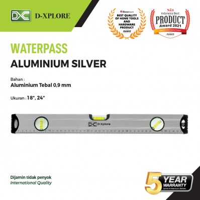 WATERPASS ALUMINIUM SILVER D-XPLORE