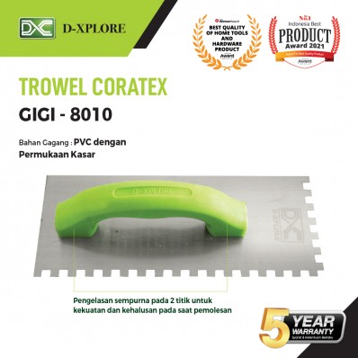 CETOK SEMEN TROWEL CORATEX GIGI D-XPLORE