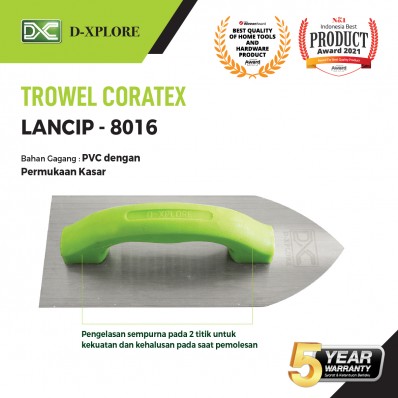 CETOK SEMEN TROWEL CORATEX LANCIP D-XPLORE