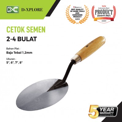 CETOK SEMEN GAGANG KAYU BENTUK OVAL D-XPLORE