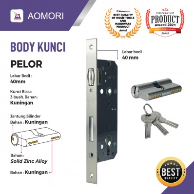 BODY KUNCI PINTU BESI AOMORI PELOR