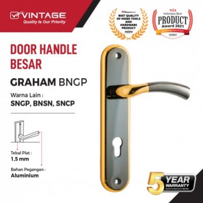 HANDLE PINTU RUMAH BESAR VINTAGE GRAHAM