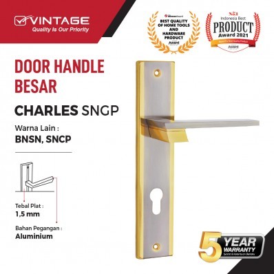 HANDLE PINTU RUMAH BESAR VINTAGE CHARLES