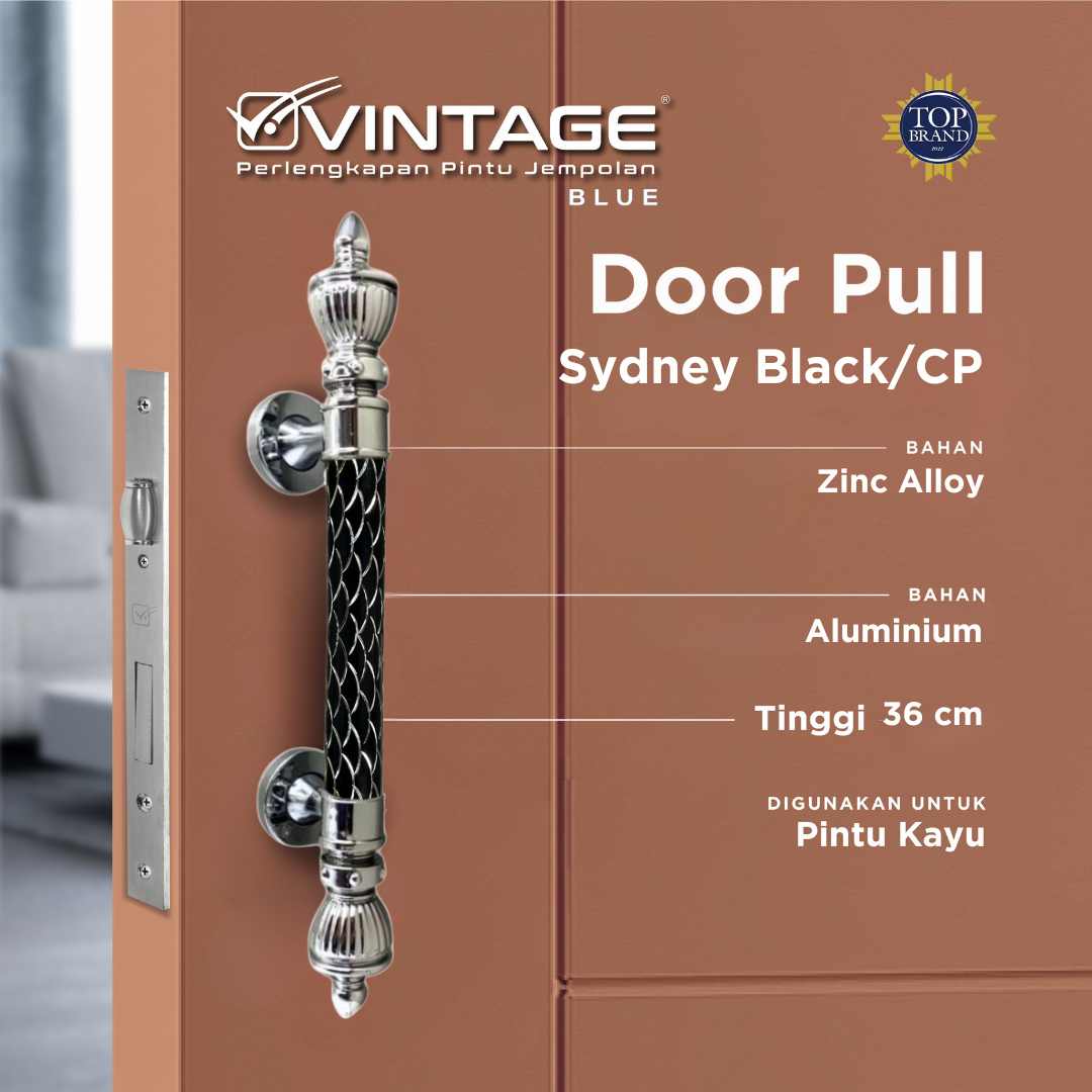 HANDLE PINTU DORONG KLASIK VINTAGE SYDNEY