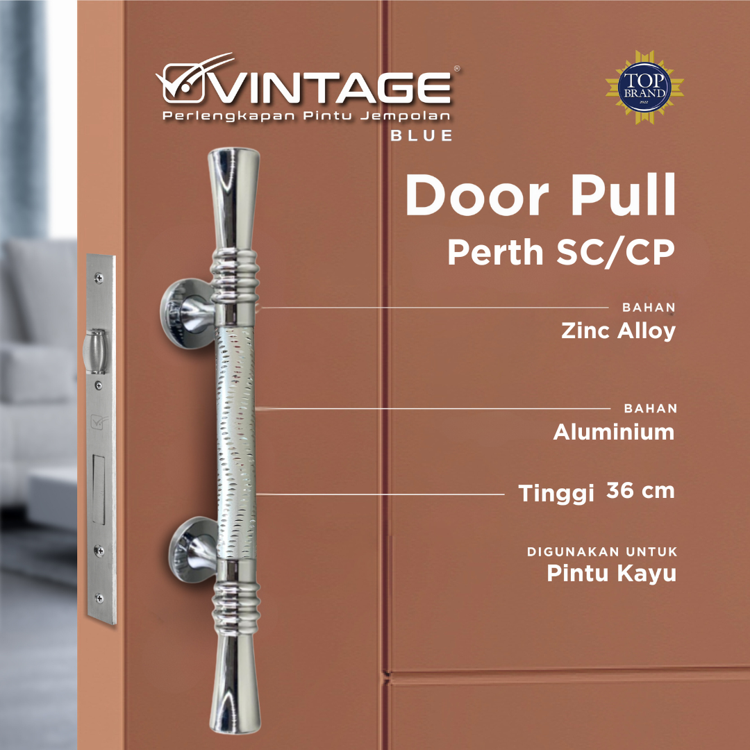 HANDLE PINTU DORONG KLASIK VINTAGE PERTH