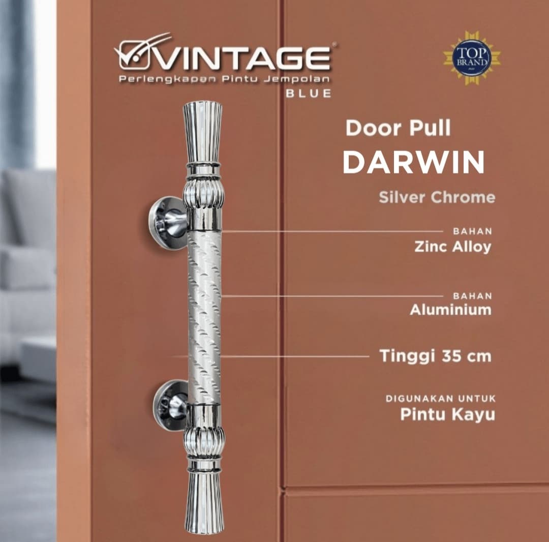HANDLE PINTU DORONG KLASIK VINTAGE DARWIN