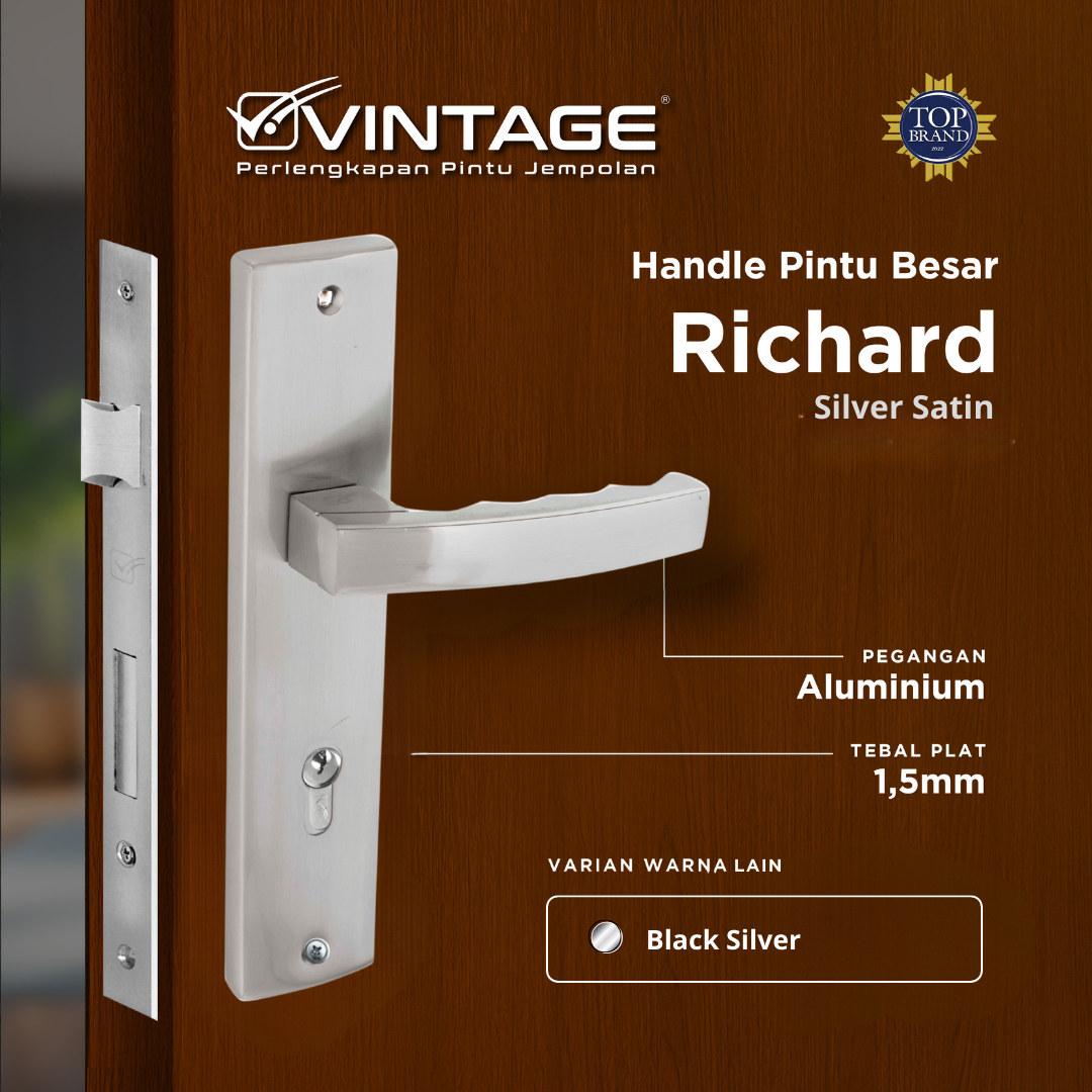 HANDLE PINTU RUMAH BESAR VINTAGE RICHARD