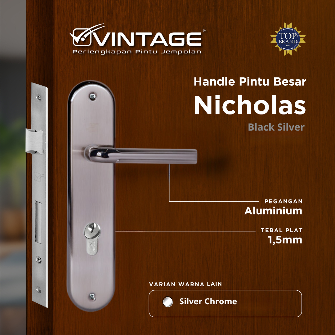 HANDLE PINTU RUMAH BESAR VINTAGE NICHOLAS