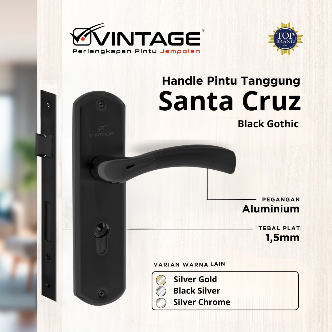 HANDLE PINTU RUMAH TANGGUNG VINTAGE SANTA CRUZ