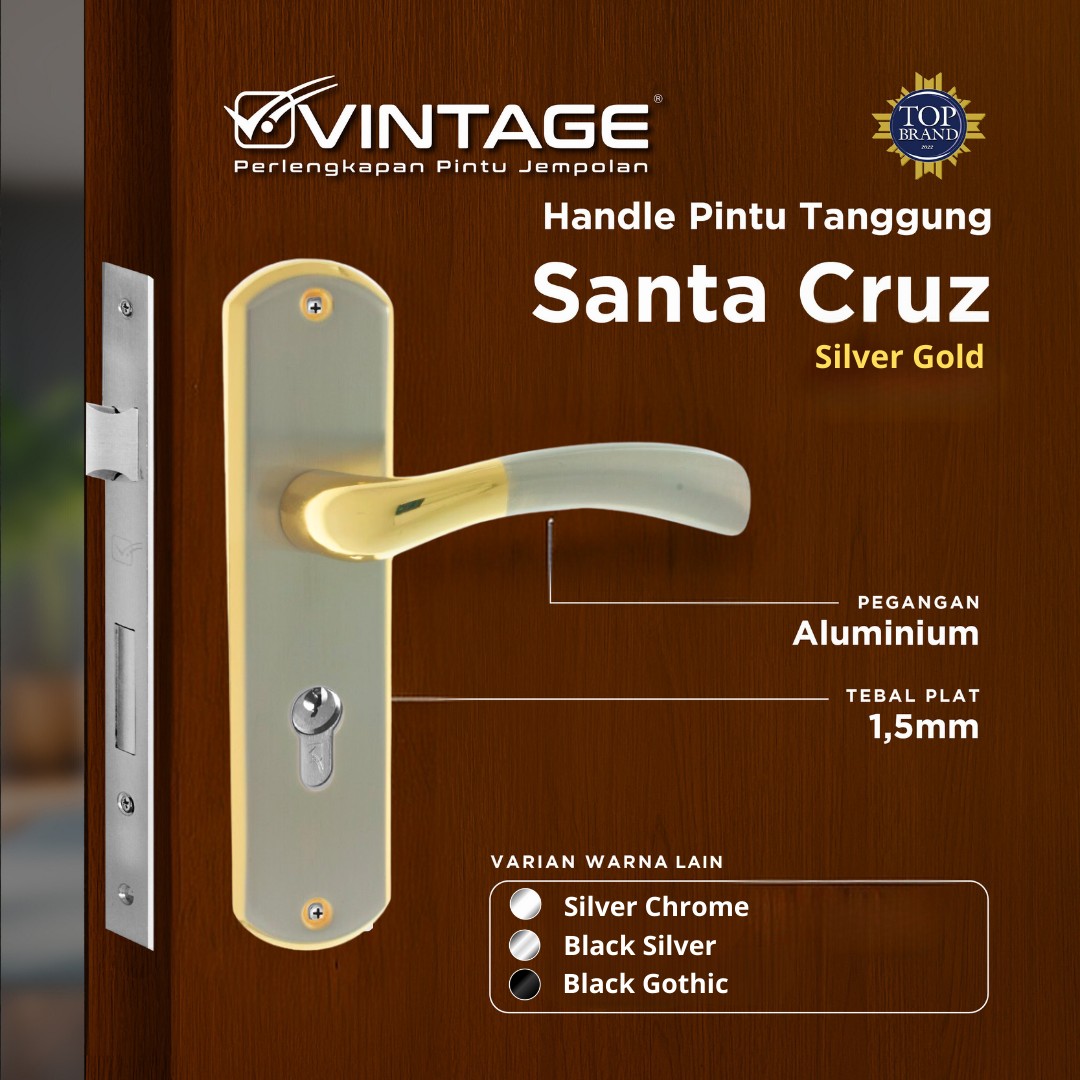 HANDLE PINTU RUMAH TANGGUNG VINTAGE SANTA CRUZ