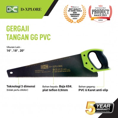 Gergaji Tangan Gagang PVC D'Xplore