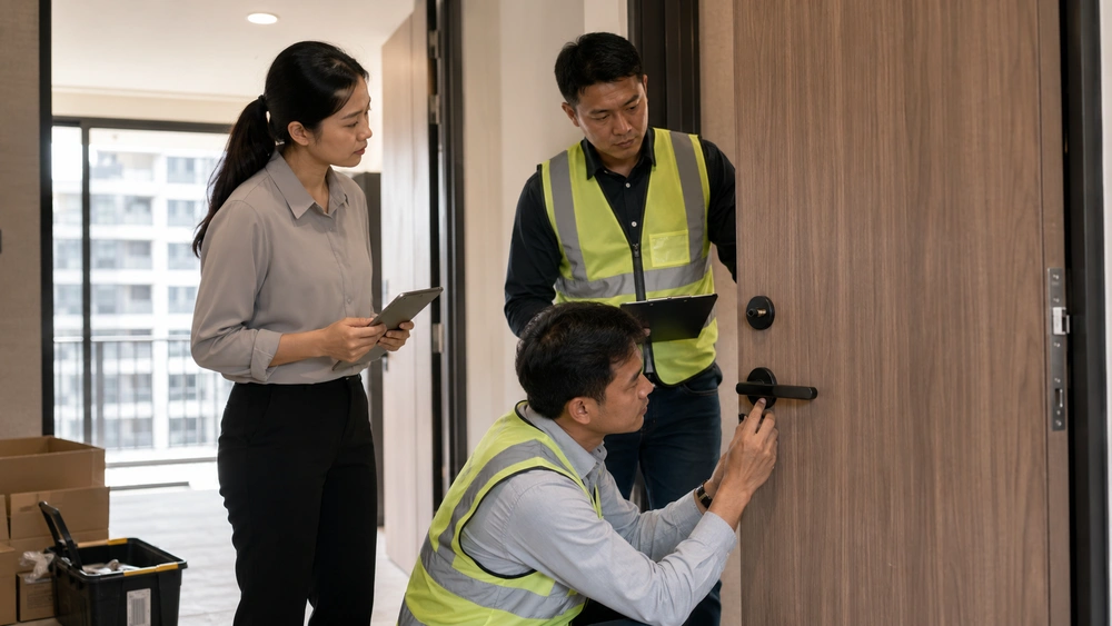 Memasang Handle Pintu