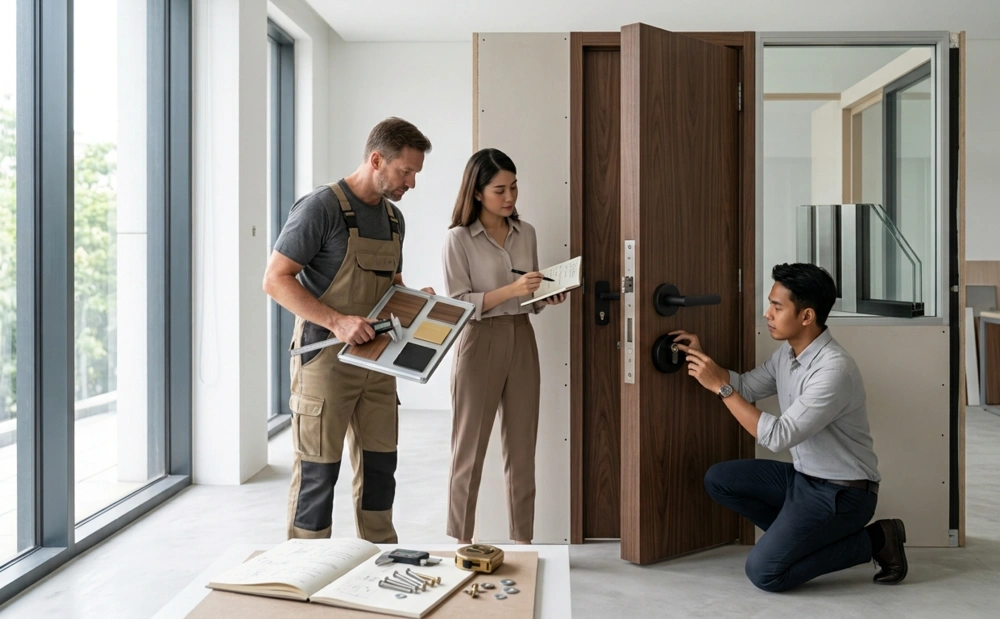 Cocokkan Handle dengan Interior