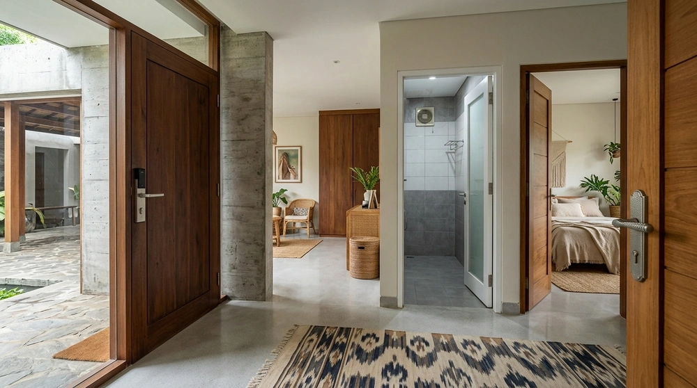 Handle dengan Lokasi Pintu